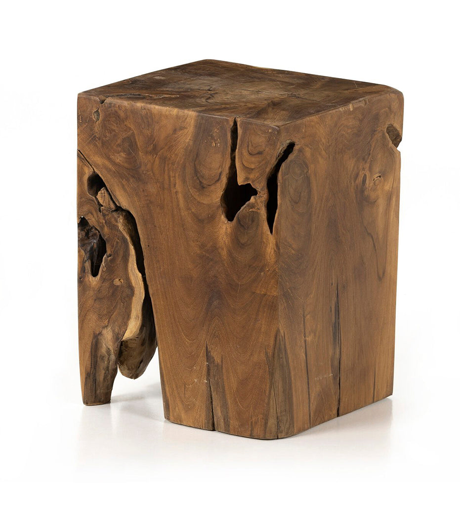 Teak Square Stool