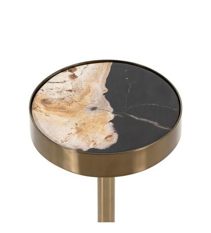 Bevin End Table - Dark Petrified Wood