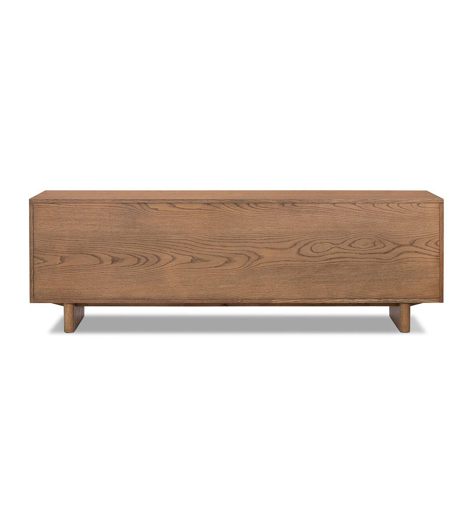 Posada Media Console - Amber Oak Veneer