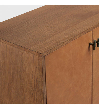 Posada Small Cabinet - Amber Oak Veneer