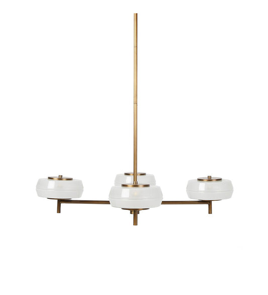 Tayden Chandelier - Antique Brass Iron