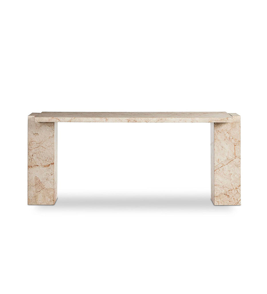 Romano Console Table - Desert Taupe Marble