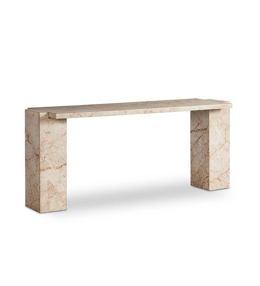 Romano Console Table - Desert Taupe Marble