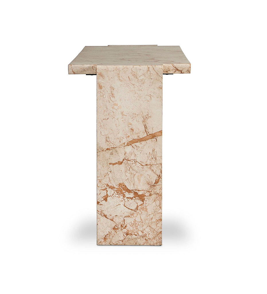 Romano Console Table - Desert Taupe Marble