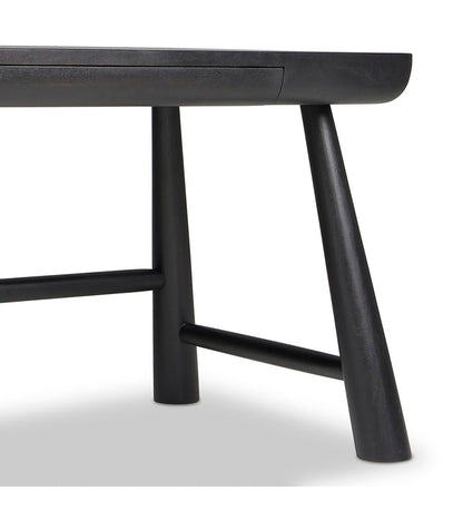 Lorik Desk - Worn Black Acacia