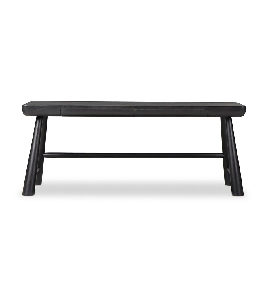 Lorik Desk - Worn Black Acacia