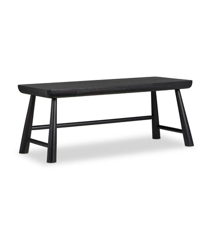 Lorik Desk - Worn Black Acacia