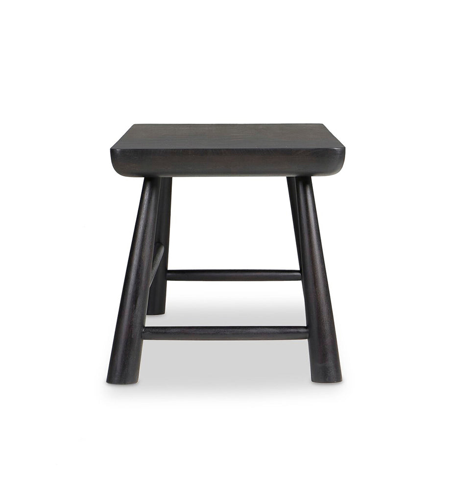 Lorik Desk - Worn Black Acacia