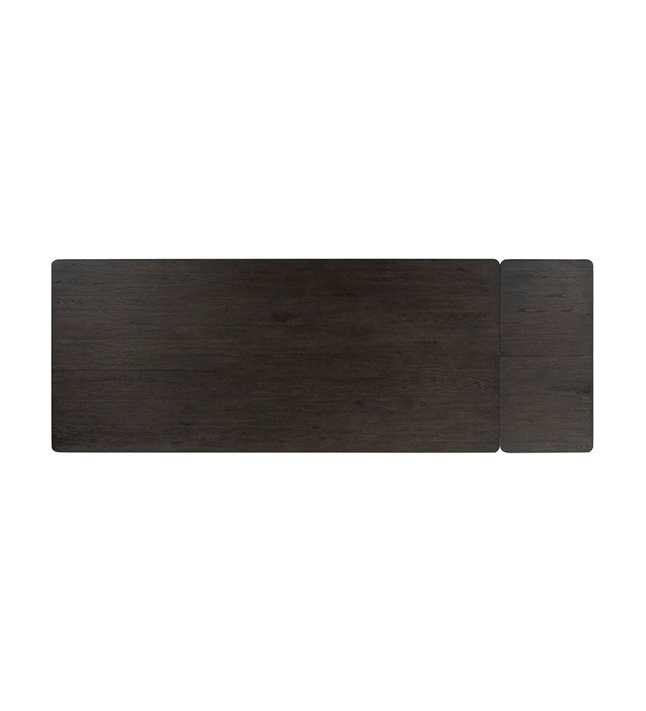 Noeline Extension Dining Table - Cracked Smoked Black Veneer