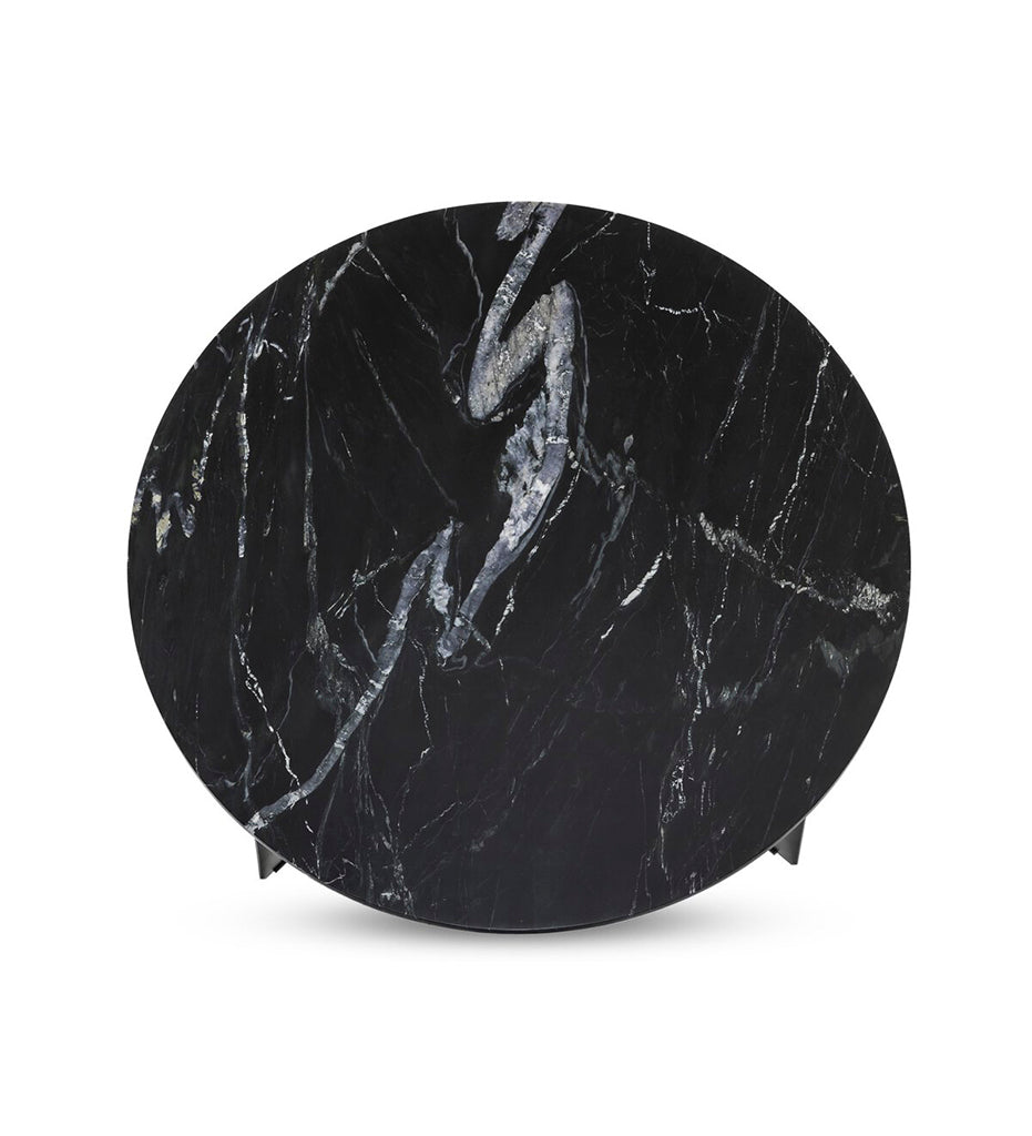 Marble Round Coffee Table With Iron