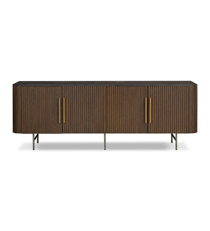 Fletcher Media Console - Terra Brown Oak