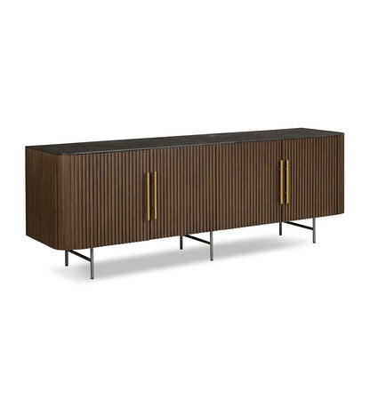 Fletcher Media Console - Terra Brown Oak