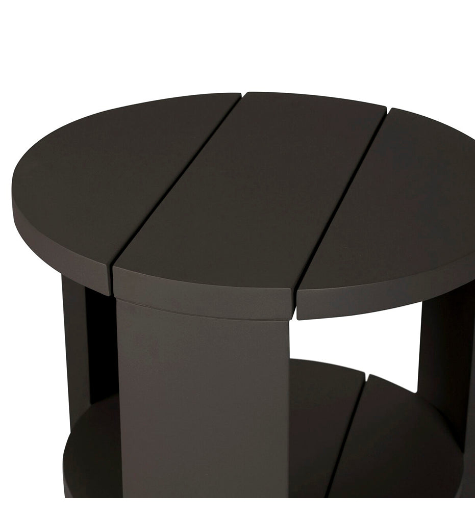 Roca Outdoor Round Metal End Table