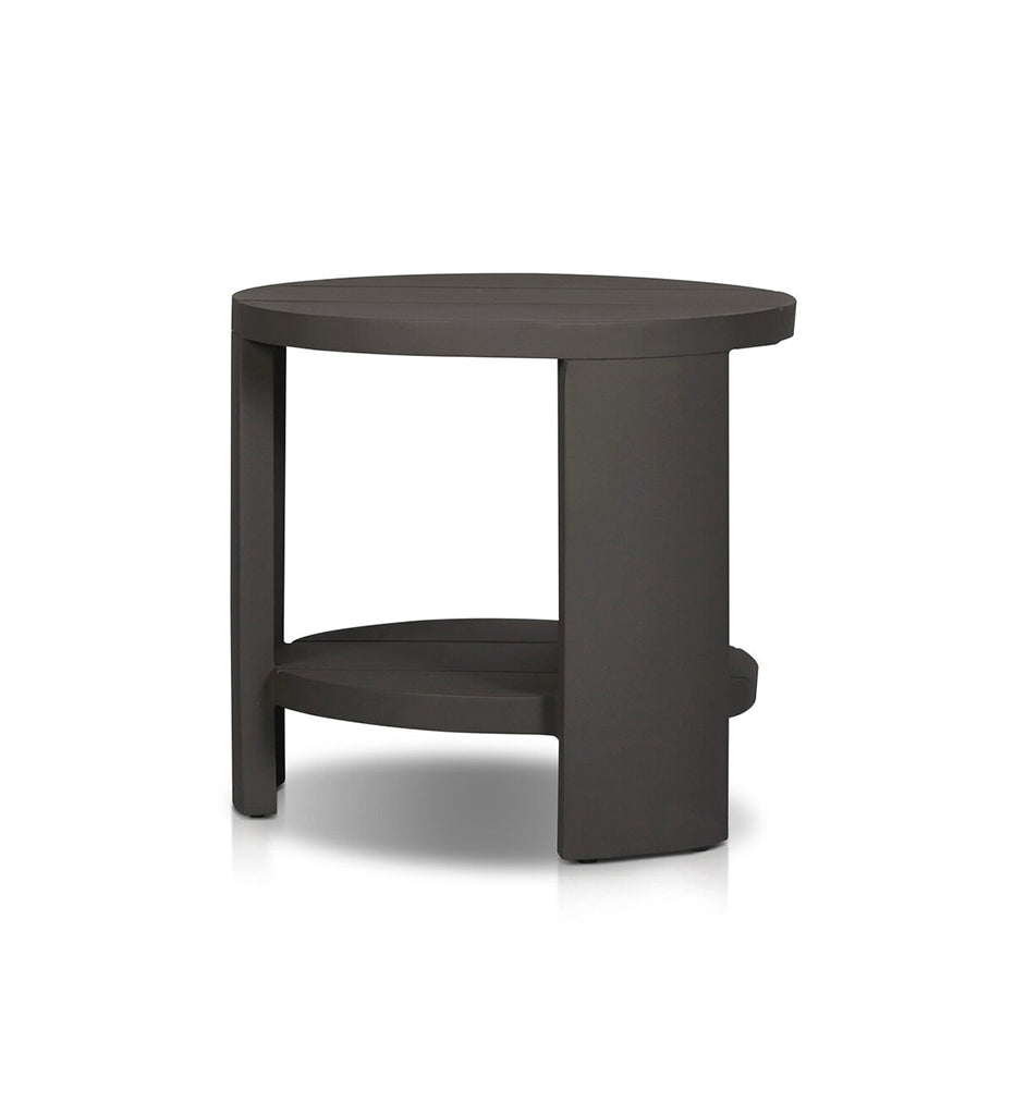 Roca Outdoor Round Metal End Table