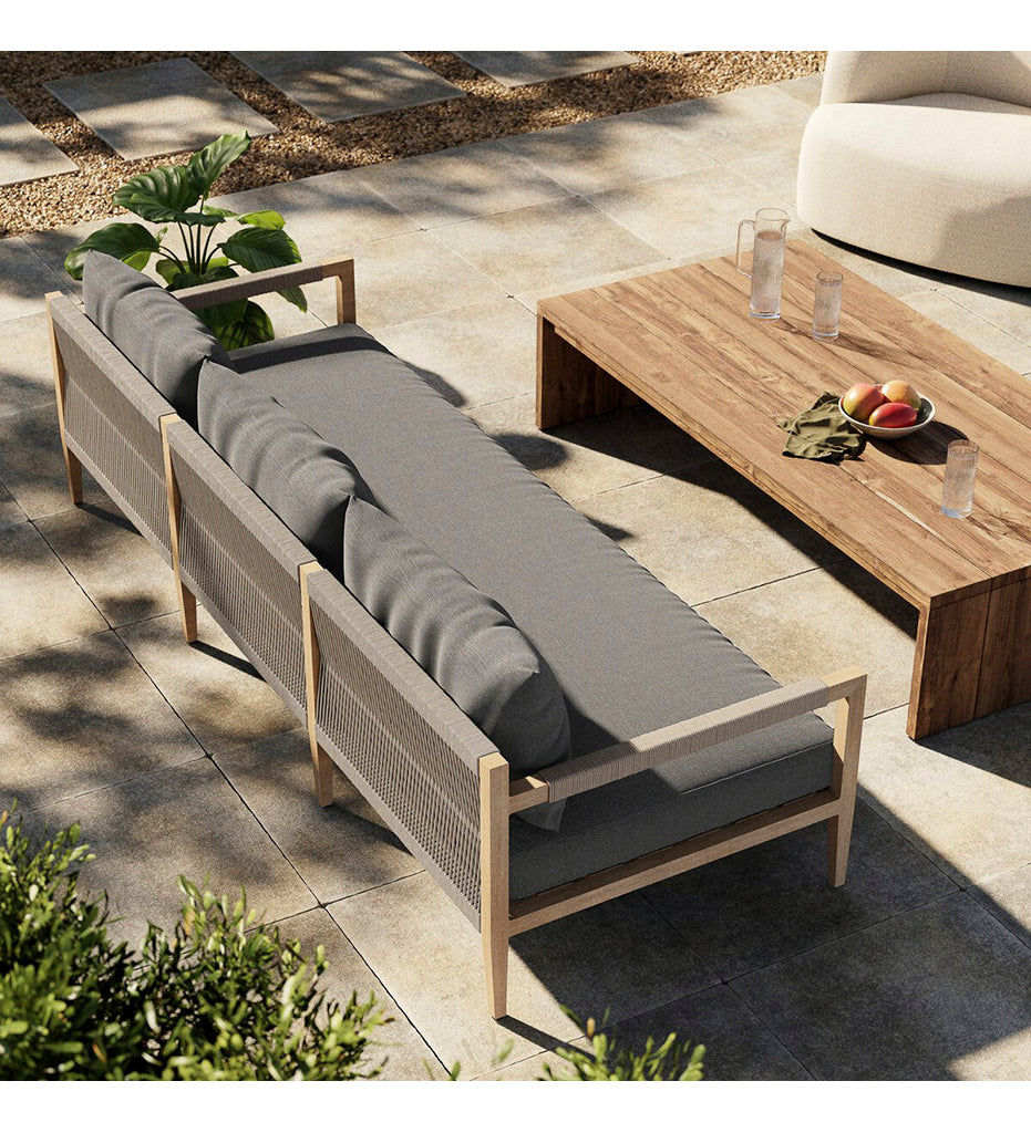 Sherwood Outdoor Sofa - Washed Brown - 93 in