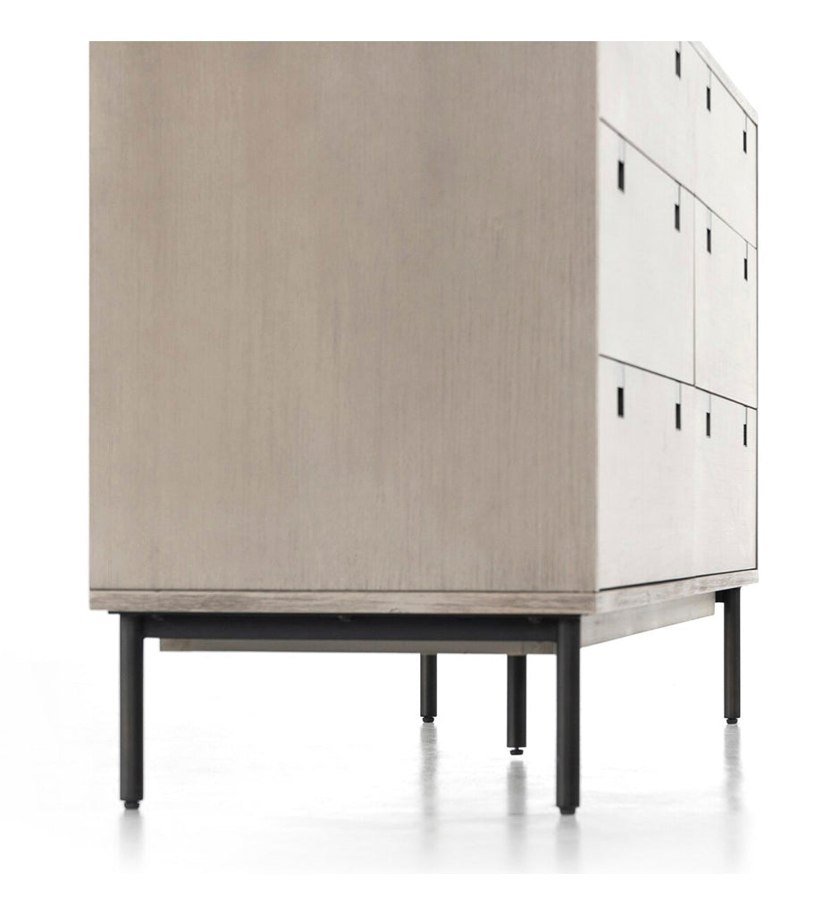 Carly 6 Drawer Dresser - Grey Wash Veneer