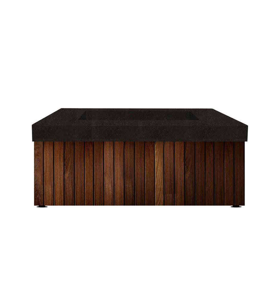 Sag Harbor Fire Table 42" x 42" Ebony