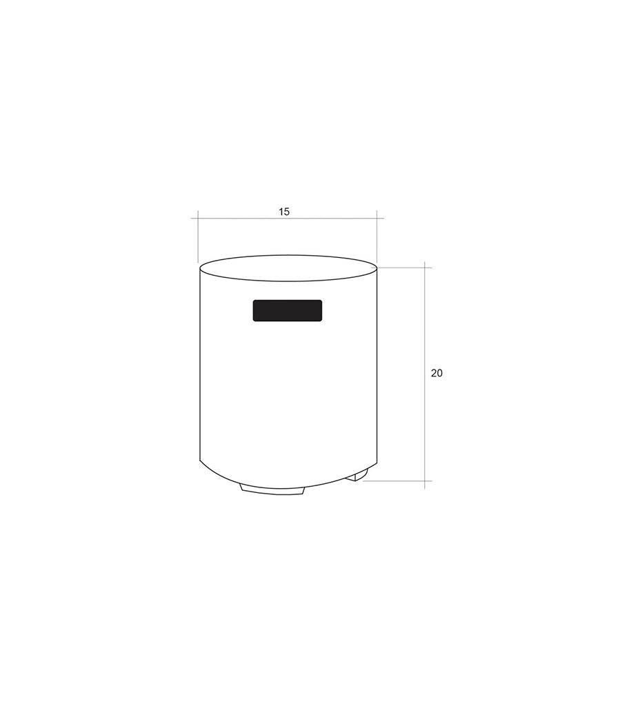 Yucca Propane Tank Enclosure Diagram