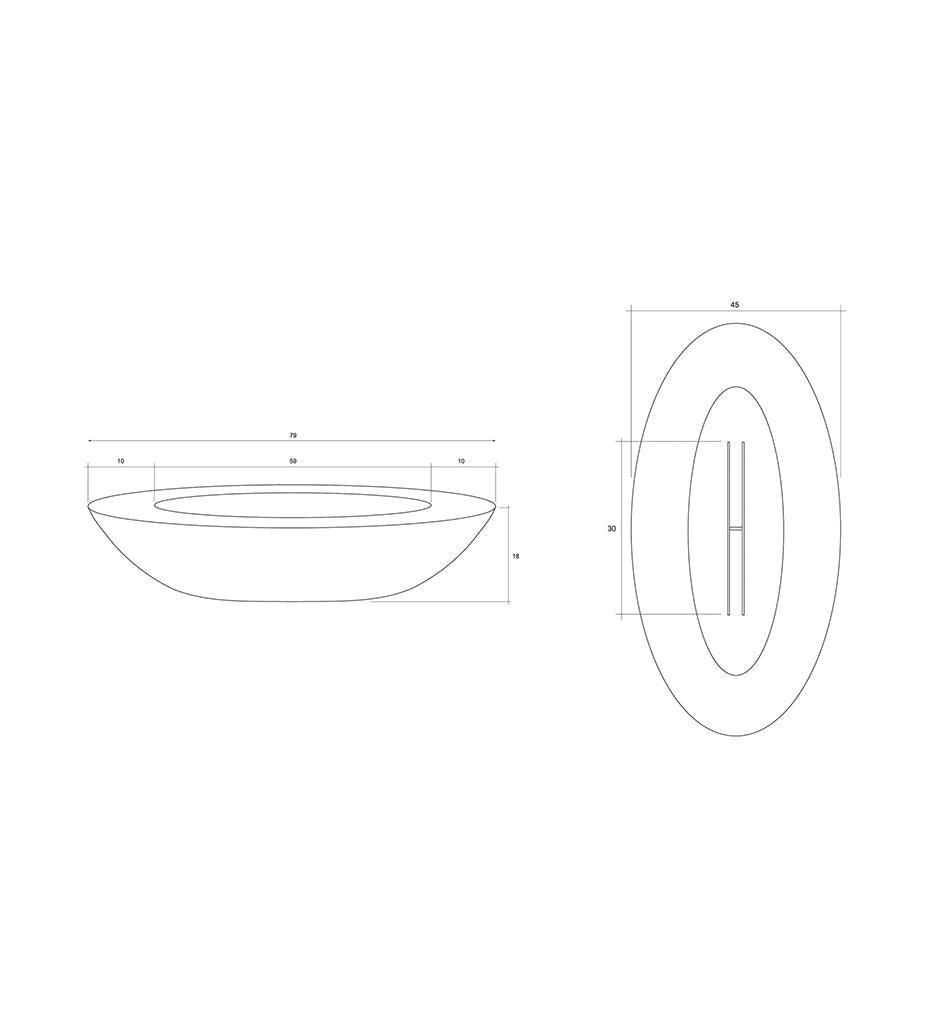 Colony Fire Table 45" x 79"