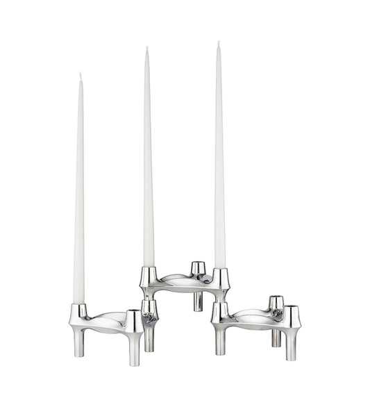 BMF Candle Holder - Chrome - Set of 3