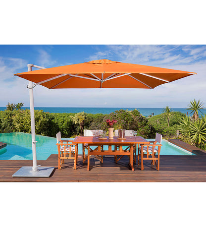 10' Pavone Square Cantilever Umbrella - Handwheel -