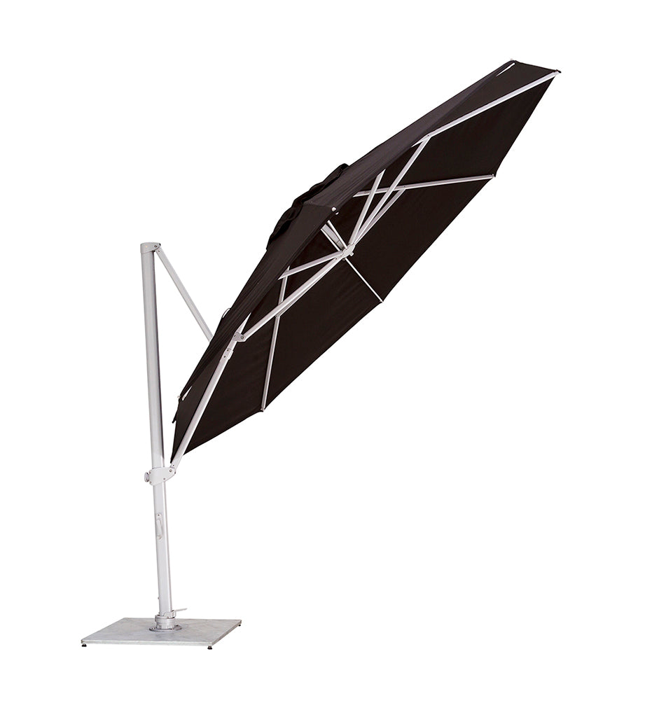 11' Pavone Round Cantilever Umbrella - Crank Handle -