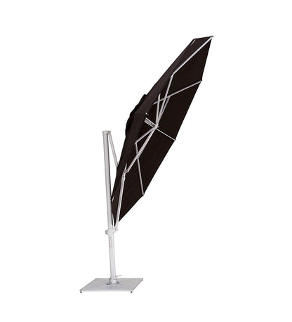 11' Pavone Round Cantilever Umbrella - Grip Handle / Black Frame -