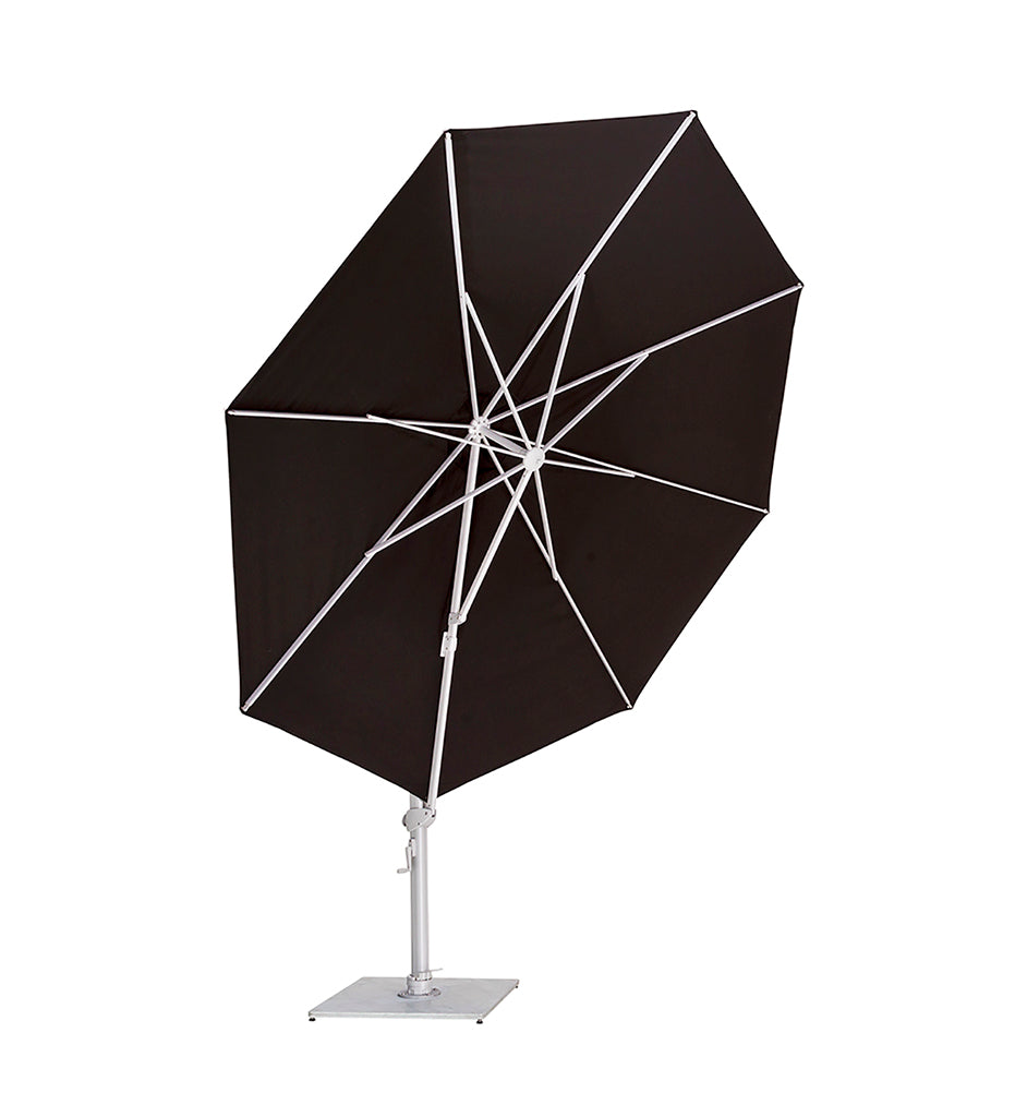 11' Pavone Round Cantilever Umbrella - Grip Handle / Black Frame -