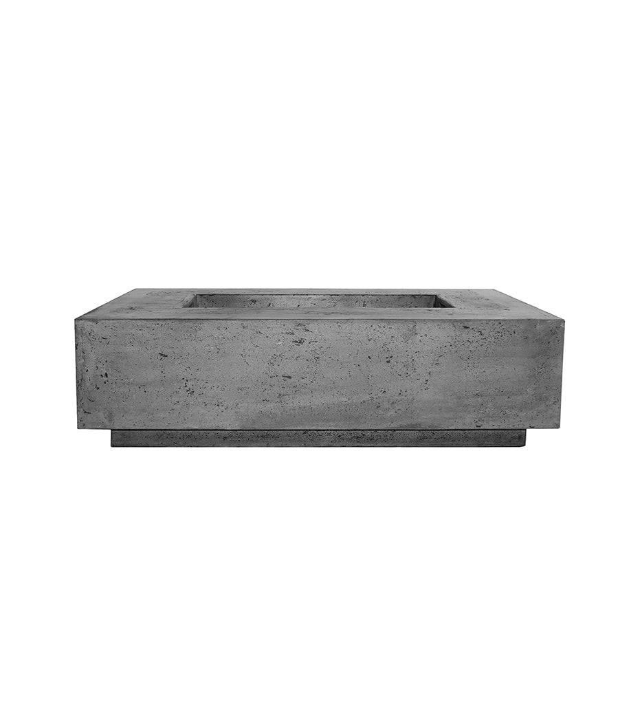 Las Palmas Fire Table 38" x 56" Pewter