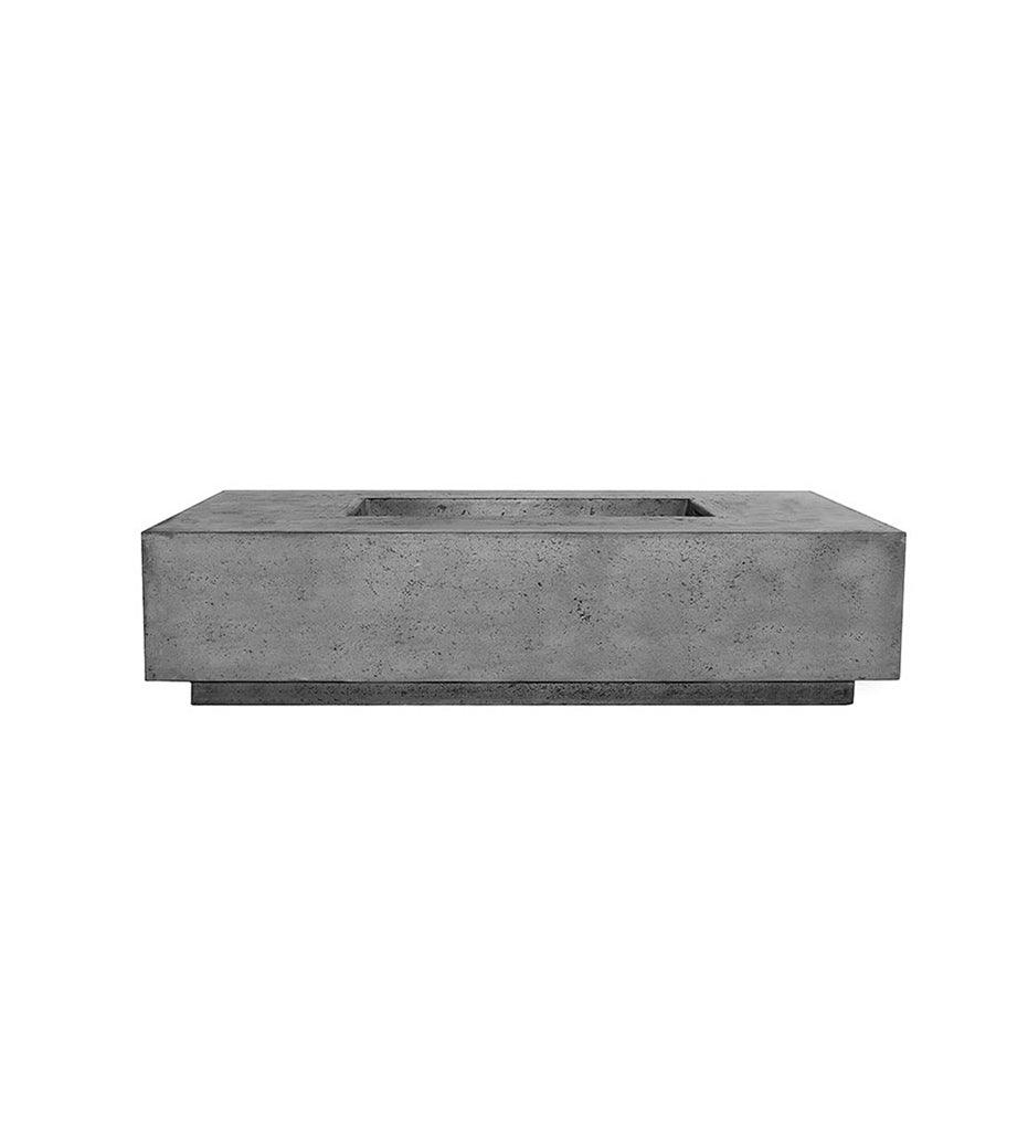 Las Palmas Fire Table 38" x 66" Pewter