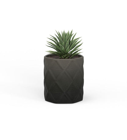 Solana Small Round Planter - Diamond -