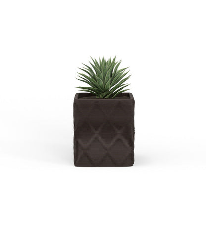 Montara Small Square Planter - Diamond -