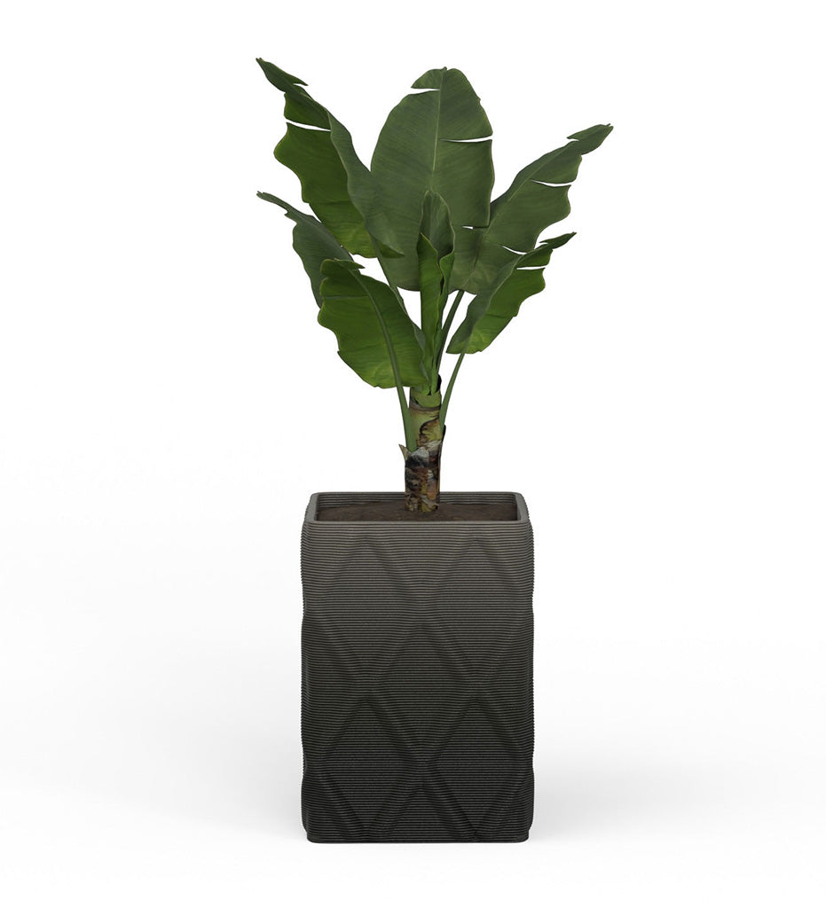 Montara Large Square Planter - Diamond -