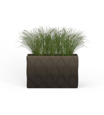 Avila Medium Rectangular Planter - Diamond -