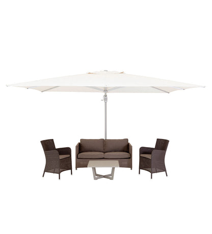 10' x 13' Pavone Cantilever Umbrella - Grey -