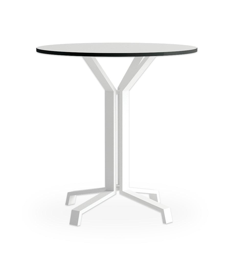 Allred Collaborative - 10DEKA - Pulvis Round 4-Leg Table - - Pulvis Round 4-Leg Table - - 600150907-WHT