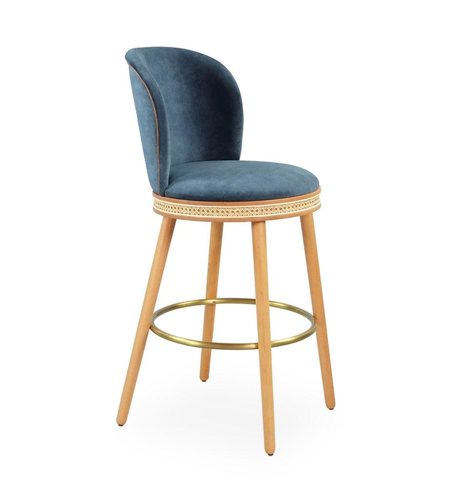 Allred Collaborative - Almeco - Blakey Cane Bar Stool With Back - - Blakey Cane Bar Stool With Back - - 212217201-9804