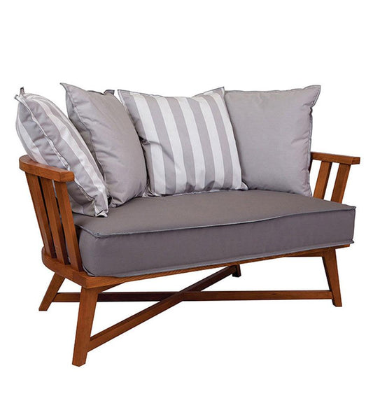 Allred Collaborative - Almeco - Cage Teak 2-Seater Sofa - Cage Teak 2-Seater Sofa - 251222701