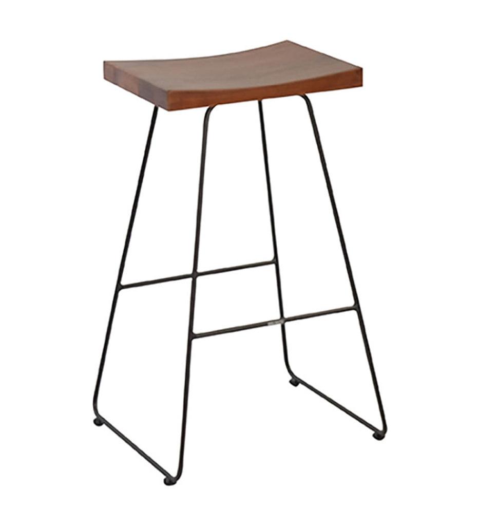 Allred Collaborative - Almeco - Factory Teak Bar Stool - - Factory Teak Bar Stool - - 214243701-M0017