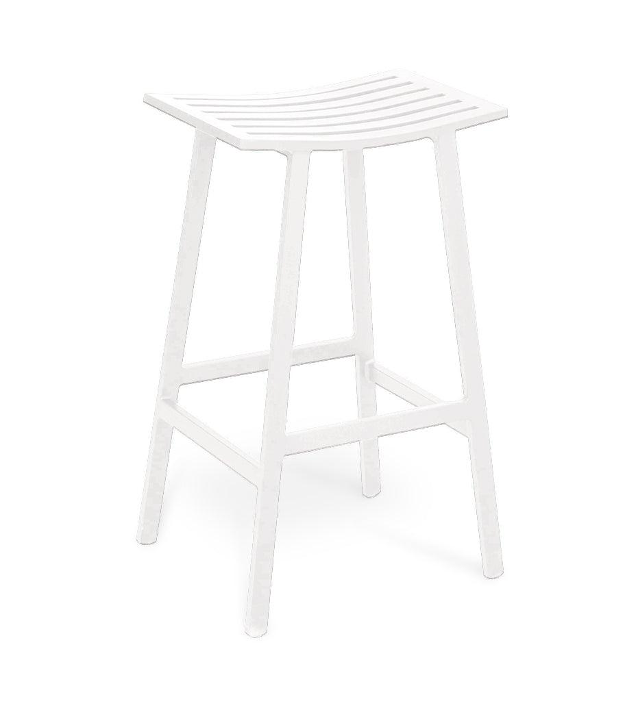 Allred Collaborative - Almeco - Freeze Aluminum Counter Stool - - Freeze Aluminum Counter Stool - - 218247800-RAL9016T