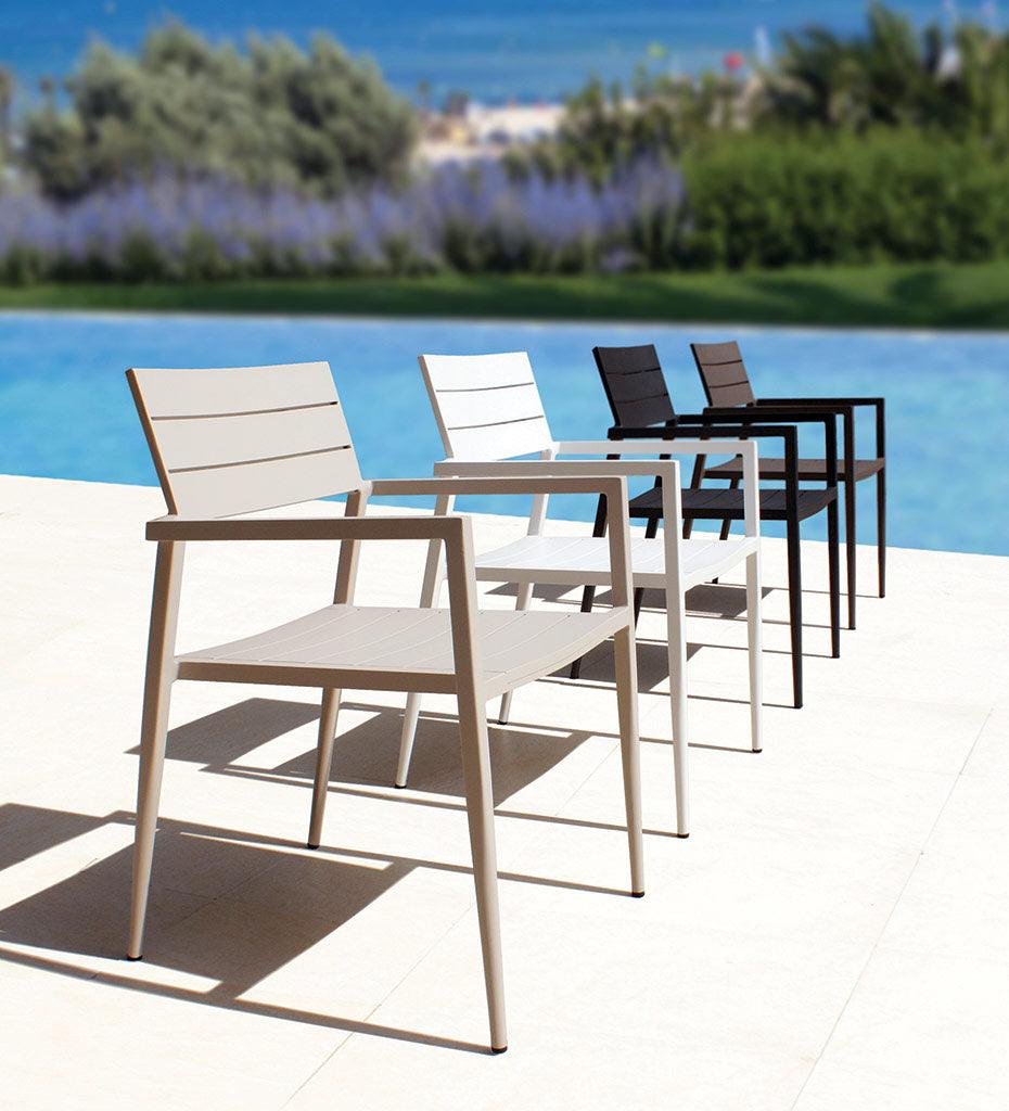 Allred Collaborative - Almeco - Gemini Aluminum Armchair - Gemini Aluminum Armchair - 20525010000002