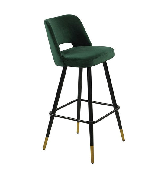 Allred Collaborative - Almeco - Hug Steel Low Back Bar Stool - - Hug Steel Low Back Bar Stool - - 212256201-RAL1019