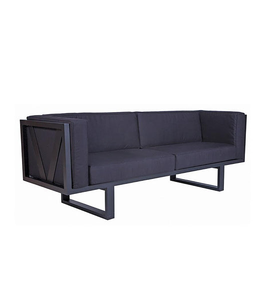 Allred Collaborative - Almeco - MayFair Aluminum 2-Seater Sofa - - MayFair Aluminum 2-Seater Sofa - - 251273700-M0009