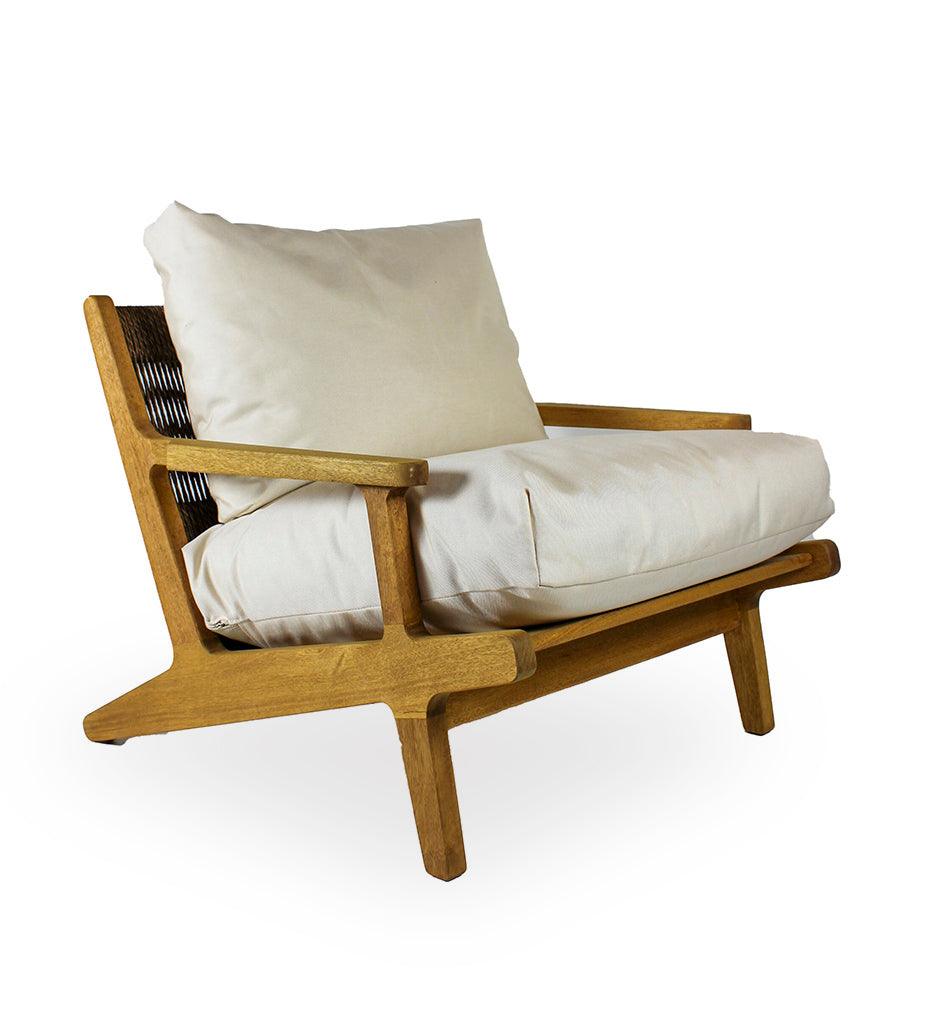 Allred Collaborative - Almeco - Miliana Cord Lounge Chair - Beech - - Miliana Cord Lounge Chair - Beech - - 250275704-WENG