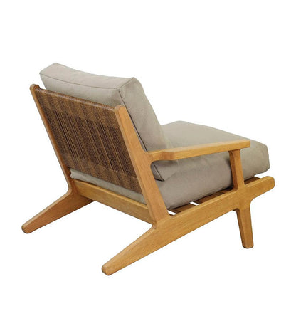 Allred Collaborative - Almeco - Miliana Cord Lounge Chair - Beech - - Miliana Cord Lounge Chair - Beech - - 250275704-WENG