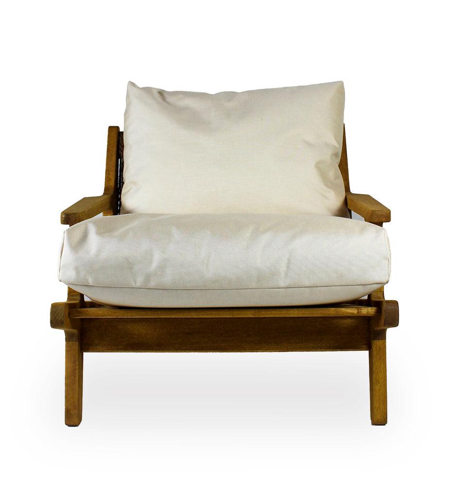 Allred Collaborative - Almeco - Miliana Cord Lounge Chair - Iroko - Miliana Cord Lounge Chair - Iroko - 250275703