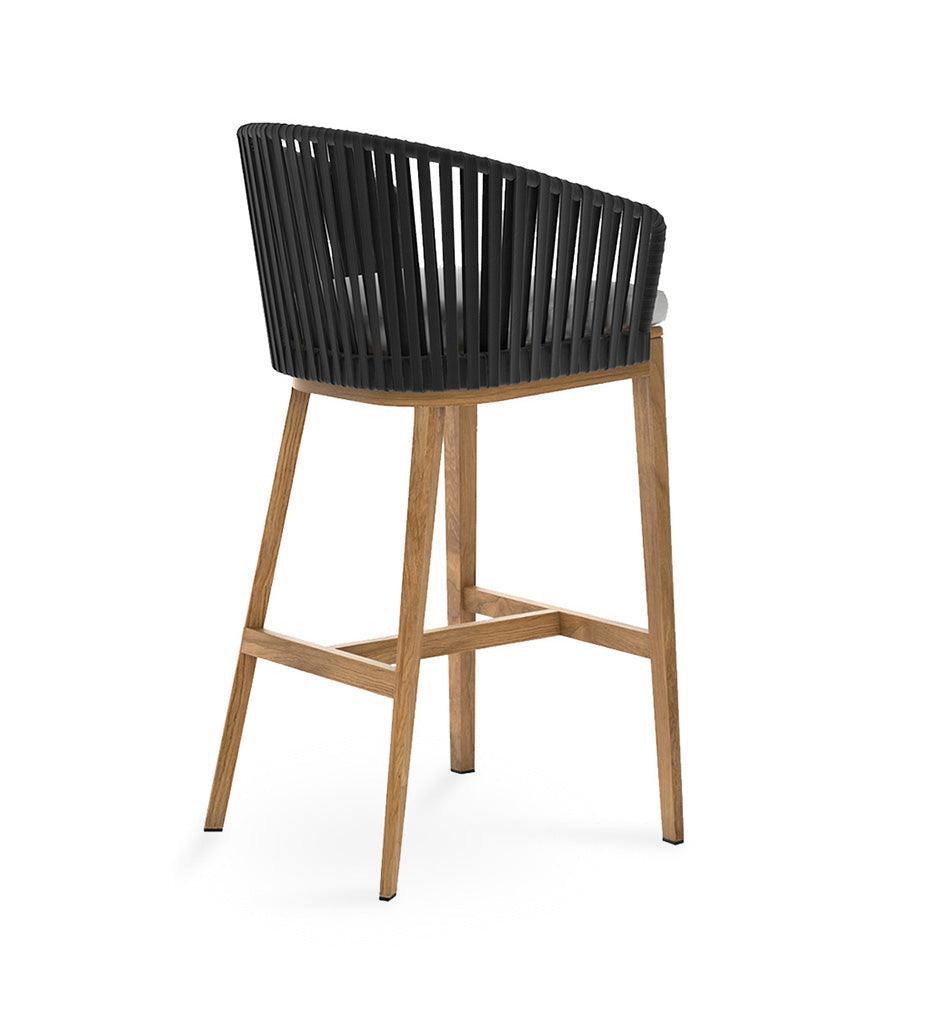 Allred Collaborative - Almeco - Modulus Teak Counter Stool - - Modulus Teak Counter Stool - - 216277603-OBLCK