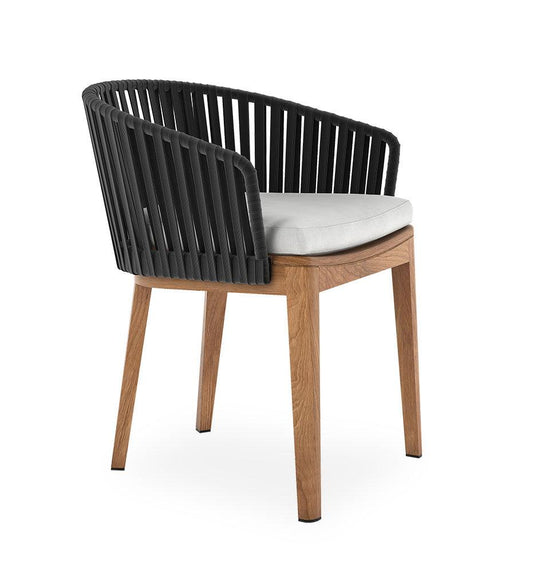 Allred Collaborative - Almeco - Modulus Teak Dining Armchair - - Modulus Teak Dining Armchair - - 205277600-O200