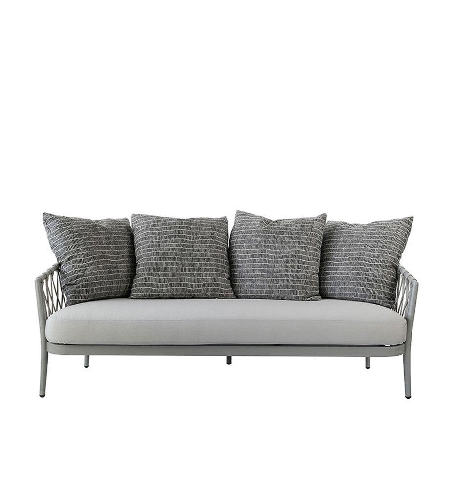 Allred Collaborative - Almeco - Riener Aluminum 2-Seater Sofa - - Riener Aluminum 2-Seater Sofa - - 251301500-RAL9005T