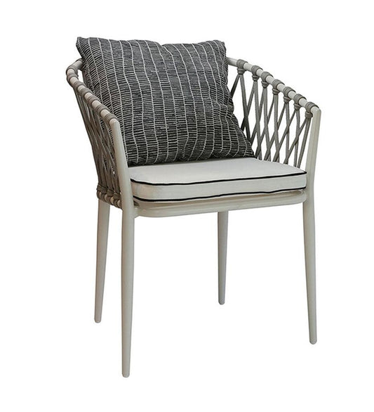 Allred Collaborative - Almeco - Riener Aluminum Dining Armchair - - Riener Aluminum Dining Armchair - - 205301500-RAL9016T